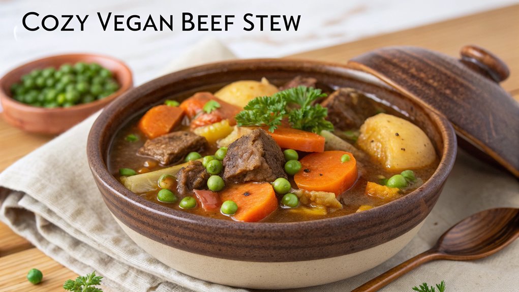 cozy vegan seitan stew