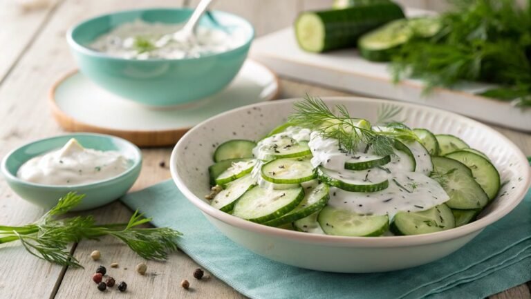 cucumber salad with yogurt