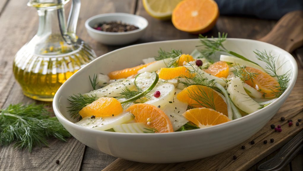 fennel orange salad preparation
