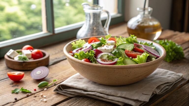 georgian salad with walnuts