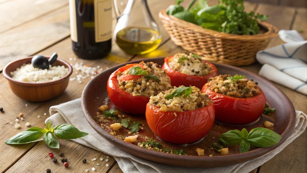 stuffed tomatoes with italian flavor