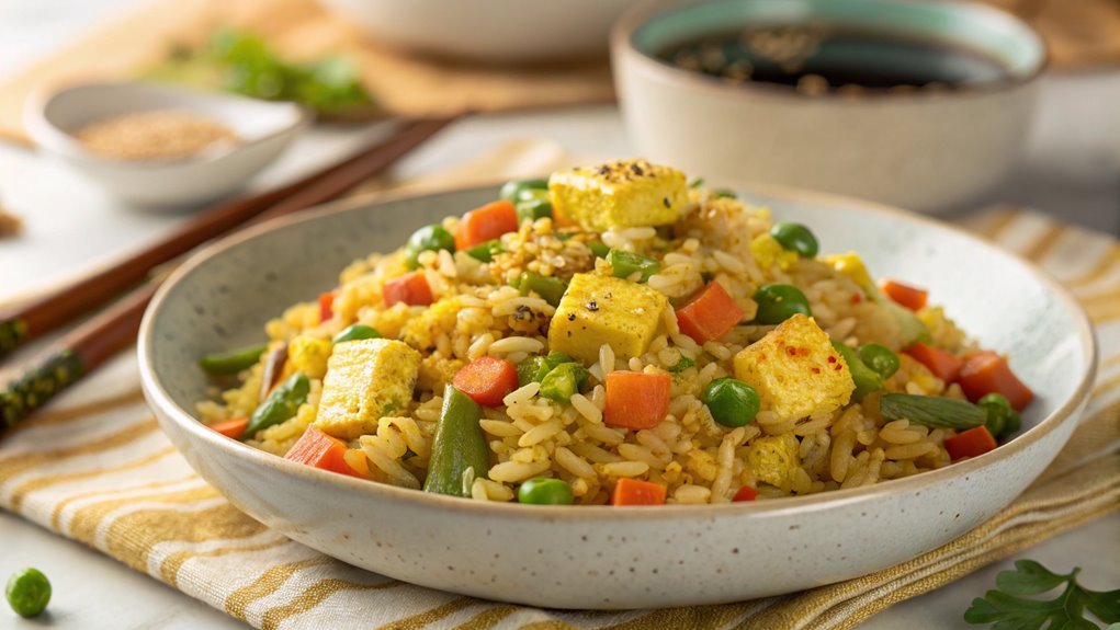 vegan egg fried rice