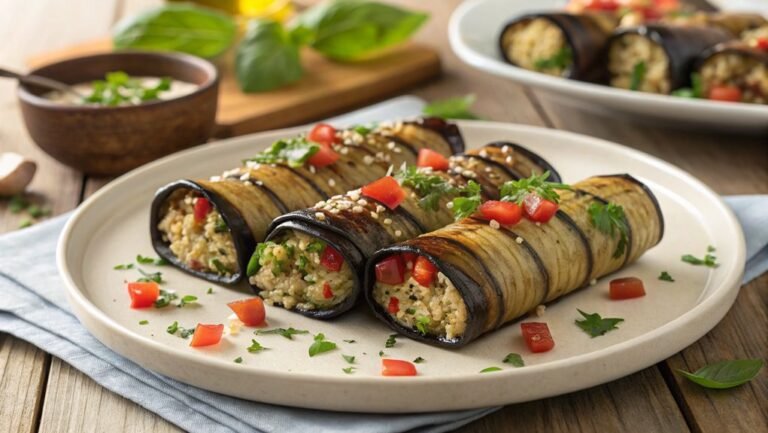 vegan eggplant rolls recipe