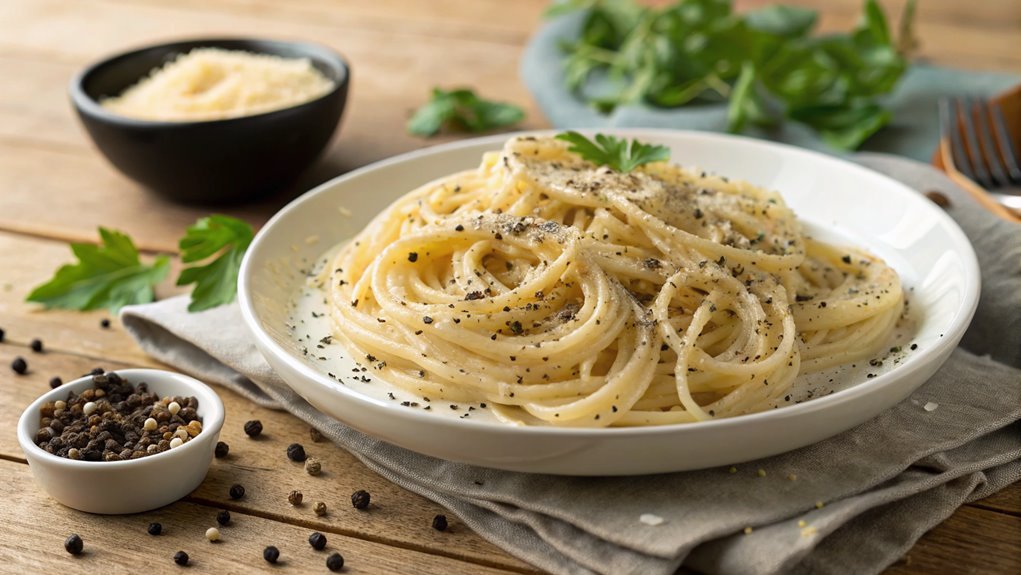 vegan pasta with pepper