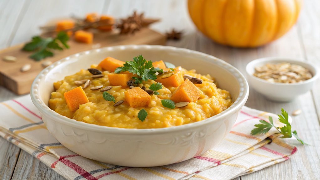 vegan pumpkin risotto recipe