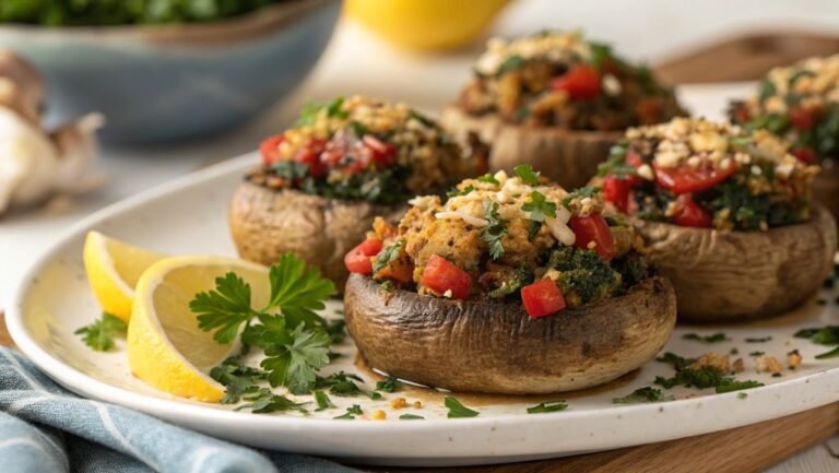 vegan stuffed mushrooms recipe